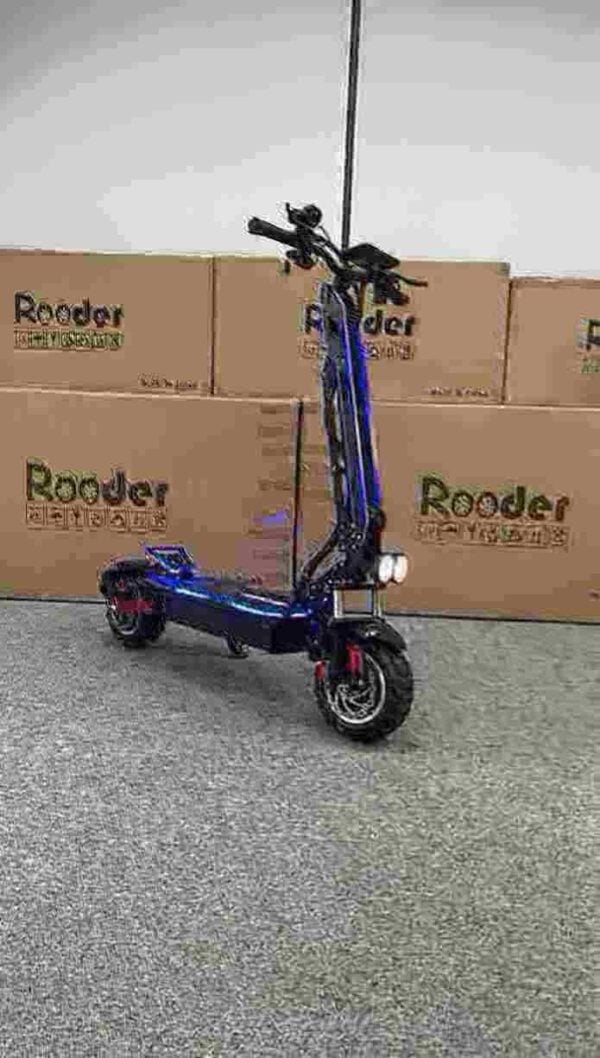 blue electric scooter dealer